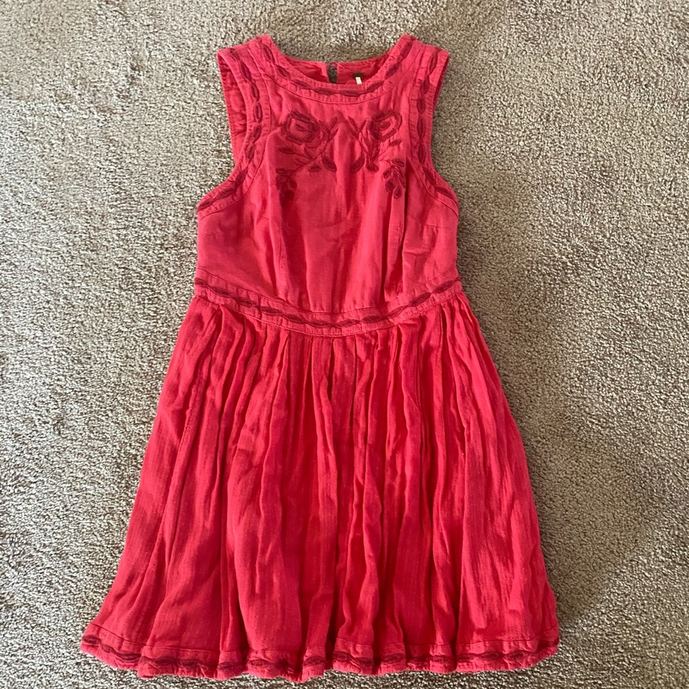 Free People embroidery dress